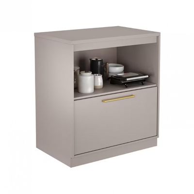 Balcão Duplo Itatiaia Essence com 1 Porta, 1 Gaveta, 1 Prateleira e 80 cm de Largura Fendi