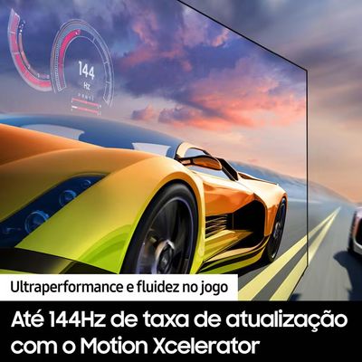 Smart TV 50 4K Samsung Gaming Neo QN50QN90D QLED AI Dolby Atmos Alexa built in Upscaling 4K Wi-Fi Bluetooth USB HDMI Chumbo
