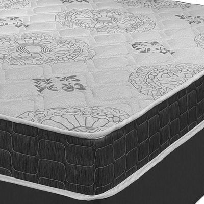 Cama Box Solteiro Preto + Colchão San Francisco D33 88cm