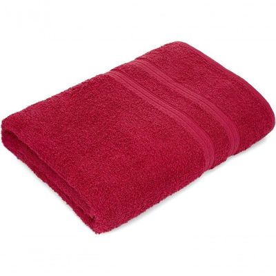 Jogo De Toalhas De Banho 4 Peças 100% Algodão Alta Absorção (2 Banho + 2 Rosto ) Padrão Hotel/pousada - Cereja