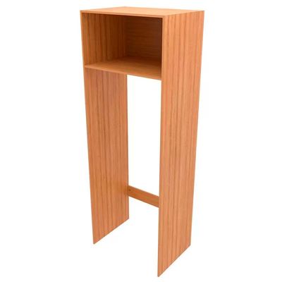 Armário de Geladeira Bartira Cristal MDP 15mm com 1 Porta e Lateral - 80cm de largura Lâmina Mel