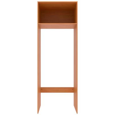 Armário de Geladeira Bartira Cristal MDP 15mm com 1 Porta e Lateral - 80cm de largura Lâmina Mel
