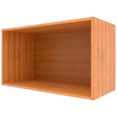 Armário de Geladeira Bartira Cristal MDP 15mm com 1 Porta - 80cm de largura Lâmina Mel
