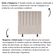 Cabeceira Estofada Cama Casal Queen Size 160 Cm Marina Suede bege