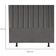 Cabeceira Estofada Cama Casal Queen Size 160 Cm Paolla Suede cinza Escuro