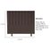 Cabeceira Estofada Cama Box King 195 Cm Marina Suede marrom
