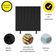 Cabeceira De Cama Solteiro Box 100 Cm Marina Suede preto
