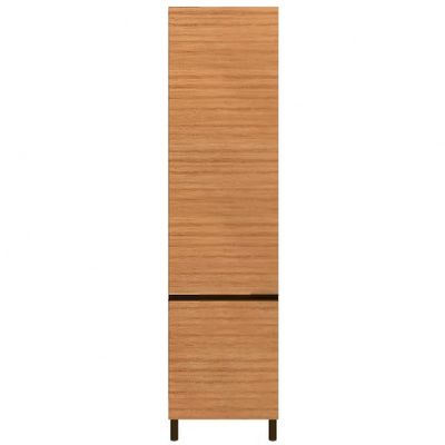 Paneleiro Bartira Cristal MDP 15mm com 2 Portas e 5 Prateleiras - 60cm de largura Lâmina Mel