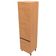Paneleiro Bartira Cristal MDP 15mm com 2 Portas e 5 Prateleiras - 60cm de largura Lâmina Mel