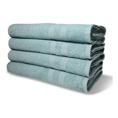 Kit 8 Toalhas De Banho Lisboa 430g/m 80x150cm Verde Claro
