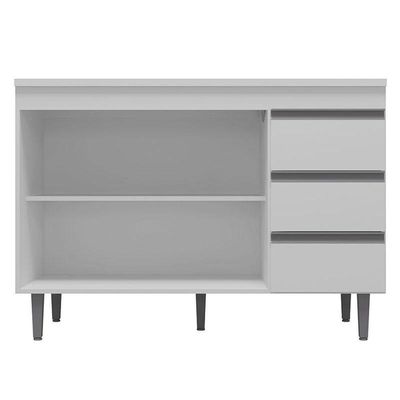 Balcão De Pia Andréia 120 Cm Branco - Ajl