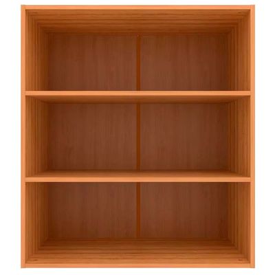 Armário Aéreo Bartira Cristal MDP 15mm com 2 Portas com Vidro e 2 Prateleiras - 80cm de largura Lâmina Mel