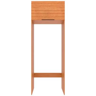 Armário de Geladeira Bartira Cristal MDP 15mm com 1 Porta e Lateral - 80cm de largura Lâmina Mel
