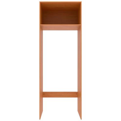 Armário de Geladeira Bartira Cristal MDP 15mm com 1 Porta e Lateral - 80cm de largura Lâmina Mel