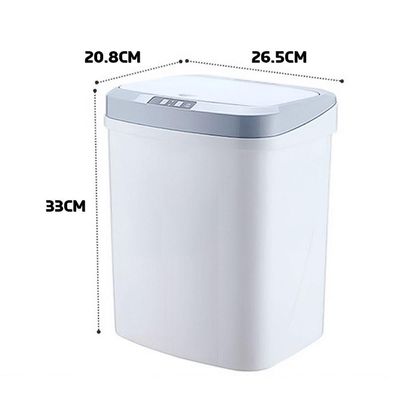 Lixeira Automática Com Sensor 15l Para Cozinha Banheiro