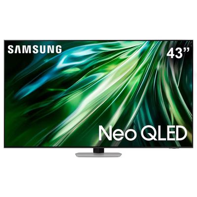 Smart TV 43 4K Samsung Gaming Neo QN43QN90D QLED AI Dolby Atmos Alexa built in Upscaling 4K Wi-Fi Bluetooth USB HDMI Chumbo