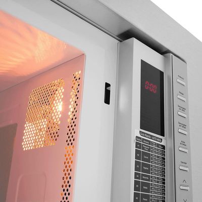 Micro-ondas de Embutir Fischer Fit Line 25 Litros com Função Descongelar Inox 34900-98441 127V
