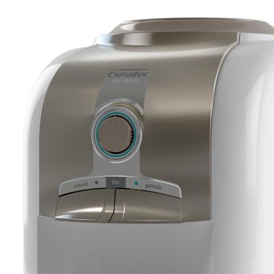 Bebedouro de Água Esmaltec de Mesa Refrigerado por Compressor Gelágua Branco EGM30 110V