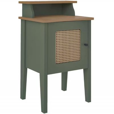 Mesa de Apoio Artely Charlotte com 1 Porta Menta/Carvalho
