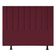 Cabeceira Estofada Cama Box King 195 Cm Taís Suede bordô
