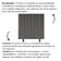Cabeceira Estofada De Cama Casal Queen 160 Cm Taís Corino cinza