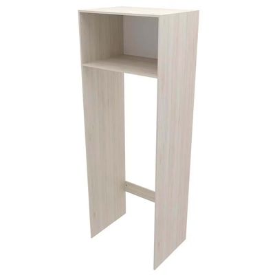 Armário de Geladeira Bartira Cristal MDP 15mm com 1 Porta e Lateral - 80cm de largura Freixo