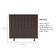Cabeceira Estofada Cama Box King 195 Cm Maisa Linho marrom