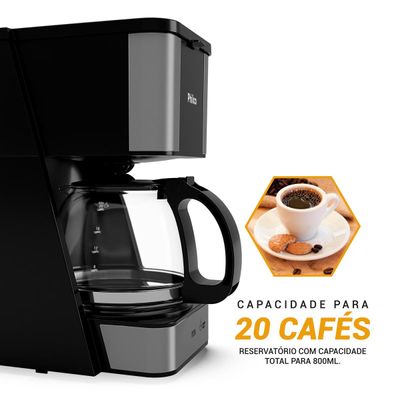 Cafeteira Philco PCF20A 720ml 20 Cafezinhos 650W 127V