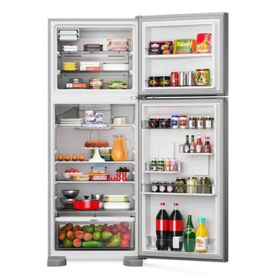 Geladeira Brastemp Duplex BRM55FK Frost Free com Painel Click Black e Turbo Freezer 463L Inox / 220V