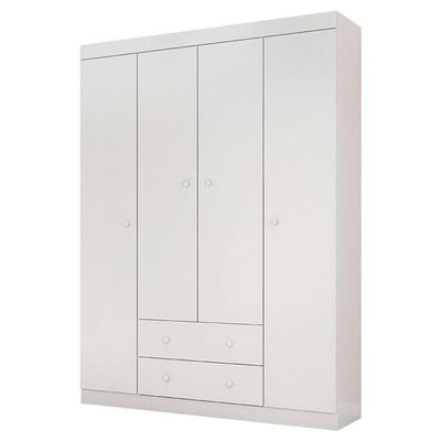 Quarto De Bebê Helena Com Berço Doce Sonho Branco Brilho - Phoenix