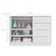 Quarto De Bebê Blenda Com Berço Multifuncional Cleo Branco Acetinado - Phoenix