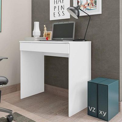 Mesa Para Computador Alexia Branco Brilho - Ajl