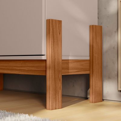 Rack para TV até 70 Mobler Charlote Grigio/Cinamomo