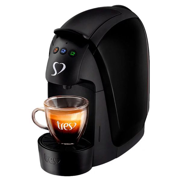 Cafeteira Elétrica Espresso Três Corações Luna Preta - 127V