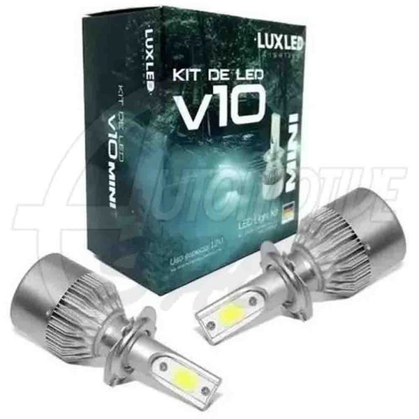 Kit Ultra Led V10 Super Branco 6500K 30W 20.000 Lumens H27