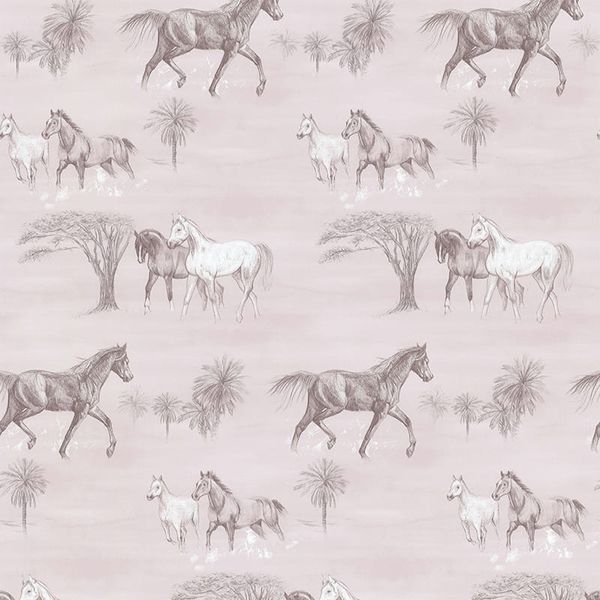 Papel de Parede Les Aventures 4 Cavalos 11200703 Tam. 4m² Papel de Parede Les Aventures 4 Cavalos 11200703