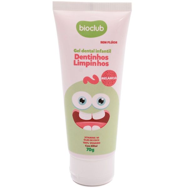 GEL DENTAL INFANTIL DENTINHOS LIMPINHOS - MELANCIA - BIOCLUB