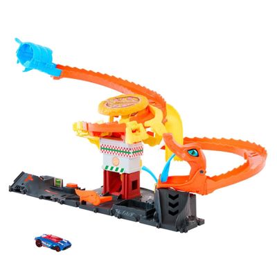 Hot Wheels City Pista Ataque Da Cobra  A Pizzaria - Mattel HTN81