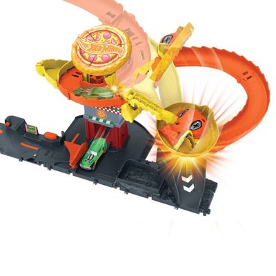 Hot Wheels City Pista Ataque Da Cobra  A Pizzaria - Mattel HTN81