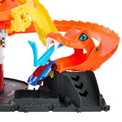Hot Wheels City Pista Ataque Da Cobra  A Pizzaria - Mattel HTN81