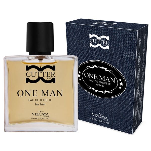 Perfume Masculino Cutter Jeans One Man Eau de Toilette 100ml QHS - Vizcaya