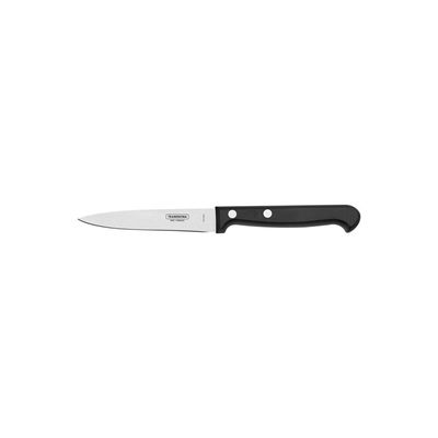 Faca para Legumes e Frutas Tramontina Ultracorte com Lamina em Aço Inox e Cabo de Polipropileno Preto 4"