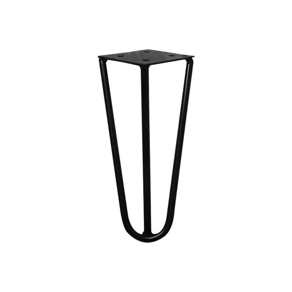 Pé de Metal 15 CM Hairpin Legs Mesas de Centro Puffs Preto G41 Pé de Metal 15 CM Hairpin Legs Mesas de Centro Puffs Preto G41