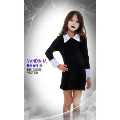 Fantasia Infantil Wanda Vandinha Tam M (5 a 8 anos) Sulamericana Fantasias