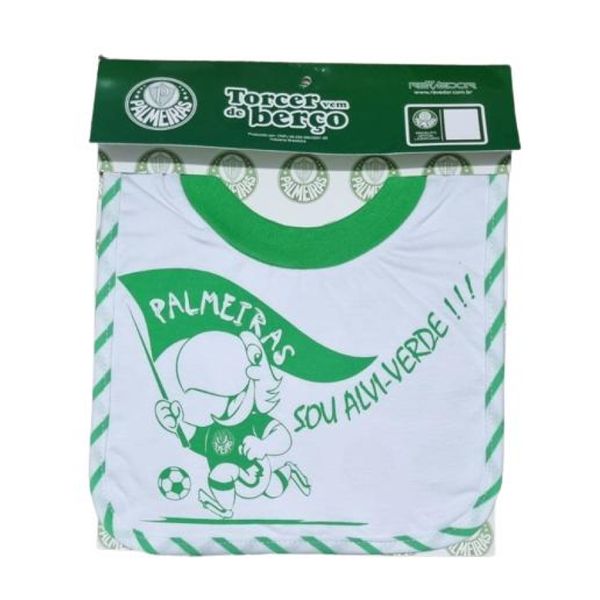 Babador Bebê Palmeiras Bandeira Oficial