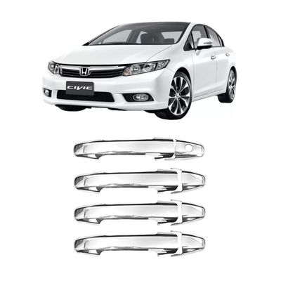 Aplique Cromado Maçaneta Honda New Civic Geração 10 2017 à 2022 4 Portas