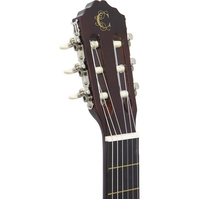Violão Clássico de Nylon para Destros Verniz Brilhante Com Tensor TCG 200 Sunburst Cordoba
