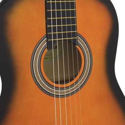 Violão Clássico de Nylon para Destros Verniz Brilhante Com Tensor TCG 200 Sunburst Cordoba