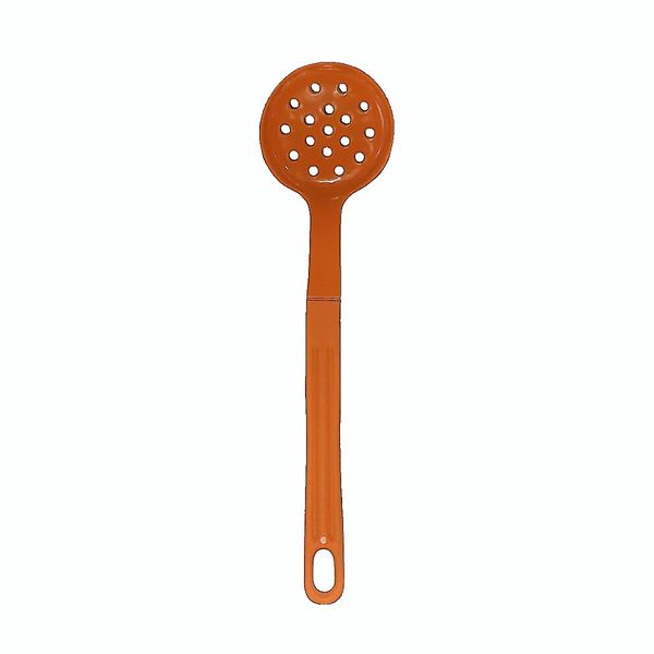 Escumadeira Talher em Nylon Cozinha Utensílio Laranja 28cm