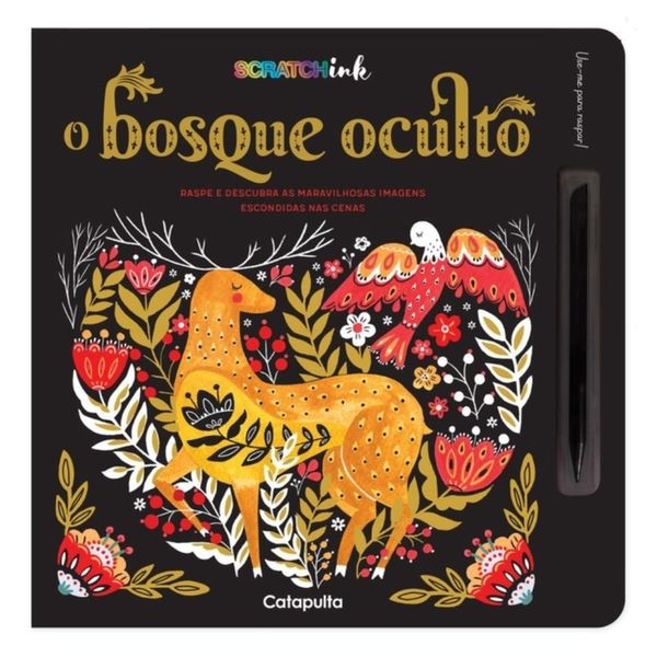 Livro Scratchink - O Bosque Oculto - Catapulta Livro Scratchink - O Bosque Oculto - Catapulta